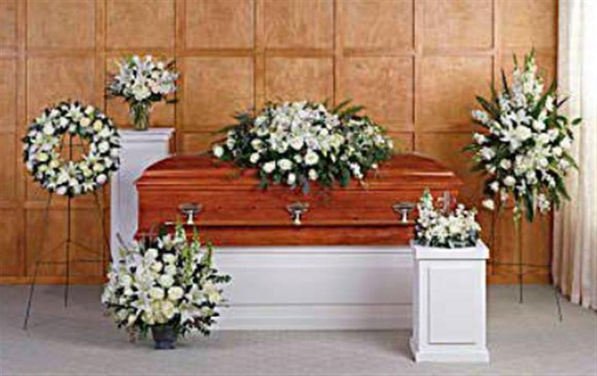 Sympathy floral tributes and funeral arrangements